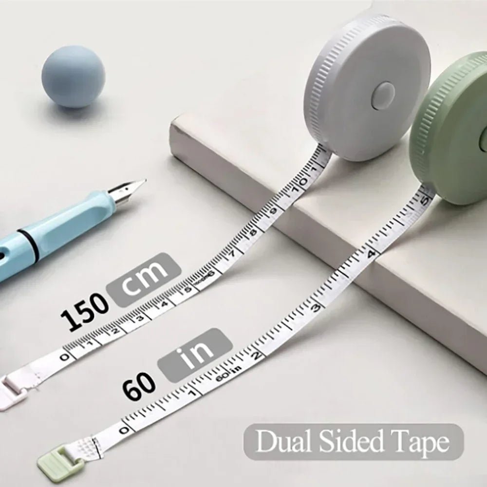 Profi Schneider Doppelmaßband PVC - Doppelseitiges Messband Für Körpermessung Nähen Pattern Making Klare Ablesbarkeit - flohmarkt-deutschland.shop