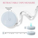 Profi Schneider Doppelmaßband PVC - Doppelseitiges Messband Für Körpermessung Nähen Pattern Making Klare Ablesbarkeit - flohmarkt-deutschland.shop