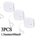 Profi Schneider Doppelmaßband PVC - Doppelseitiges Messband Für Körpermessung Nähen Pattern Making Klare Ablesbarkeit - flohmarkt-deutschland.shop