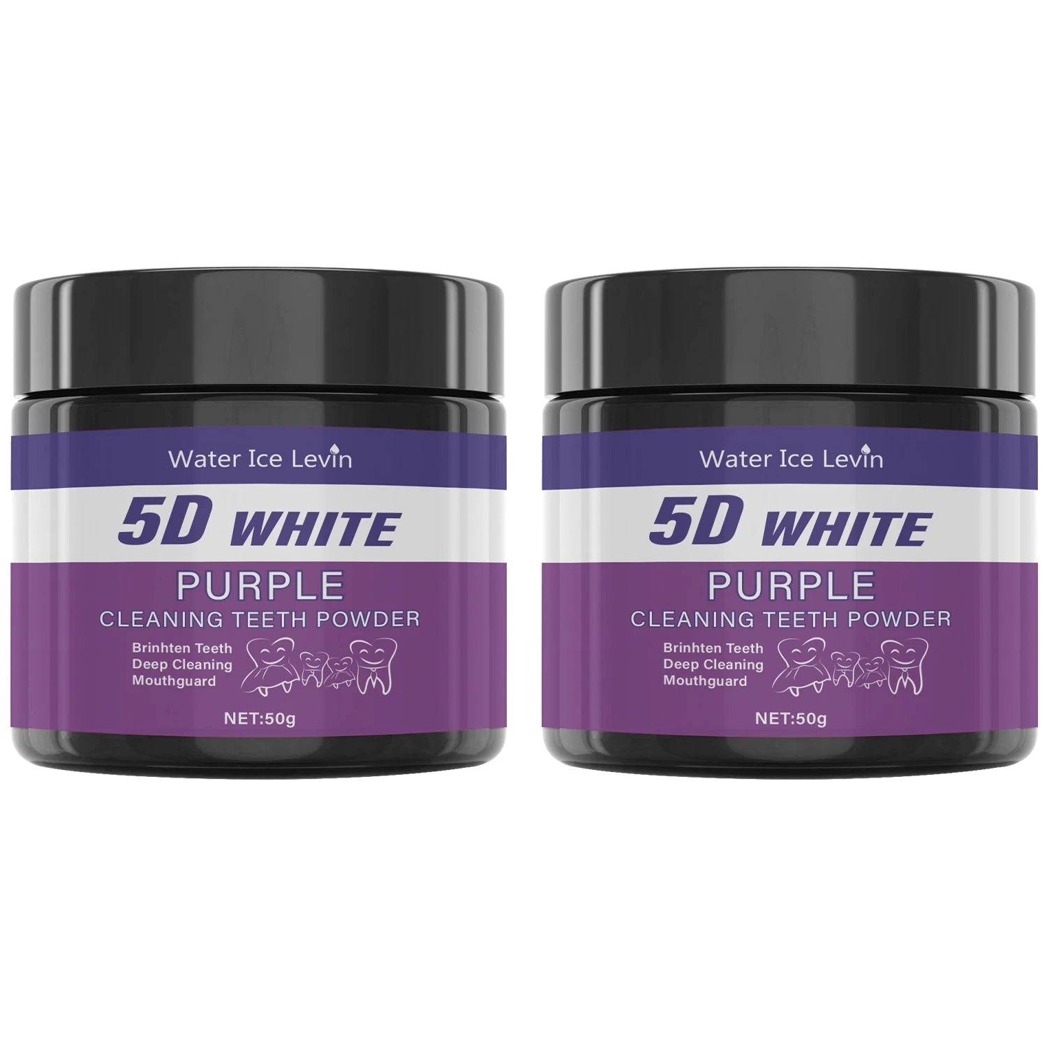 Purple Teeth Cleaning Powder - No Sulfuric Acid, Deep Cleansing and Polishing, Whitens Teeth Within 5 Days, Portable Daily Use - flohmarkt-deutschland.shop