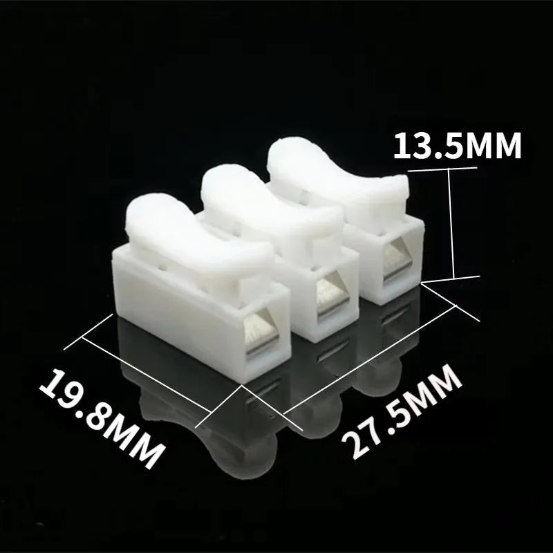 Quick Wire Connectors 1P 2P 3P No Soldering Required Spring Clamp Cable Terminals Screwless Terminal Block for Electronics - flohmarkt-deutschland.shop