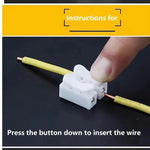 Quick Wire Connectors 1P 2P 3P No Soldering Required Spring Clamp Cable Terminals Screwless Terminal Block for Electronics - flohmarkt-deutschland.shop
