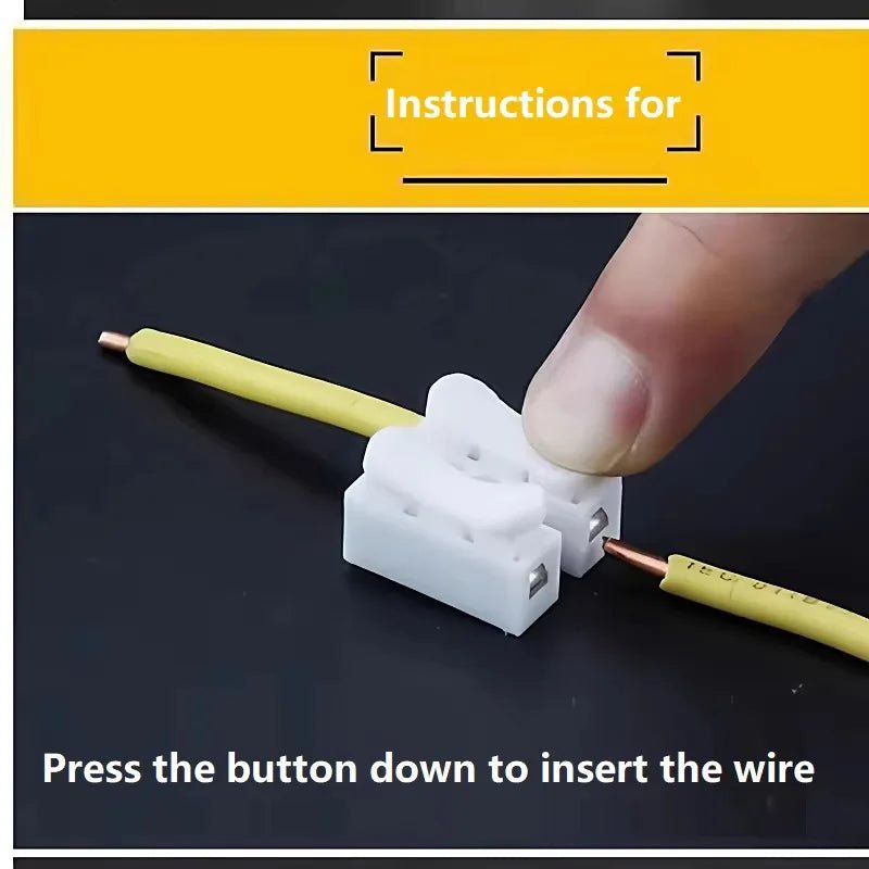 Quick Wire Connectors 1P 2P 3P No Soldering Required Spring Clamp Cable Terminals Screwless Terminal Block for Electronics - flohmarkt-deutschland.shop