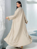 Ramadan Eid 2 Piece Abaya Damen Dubai Luxury Set Muslim Prayer Clothes Women Long Dresses Caftan Marocain Robe Femme Musulmane - flohmarkt-deutschland.shop