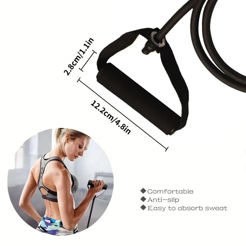 Resistance Bands With Handles, Exercise Bands, Workout Bands With Handles For Men Women, Strength Training Equipment At Home - flohmarkt-deutschland.shop