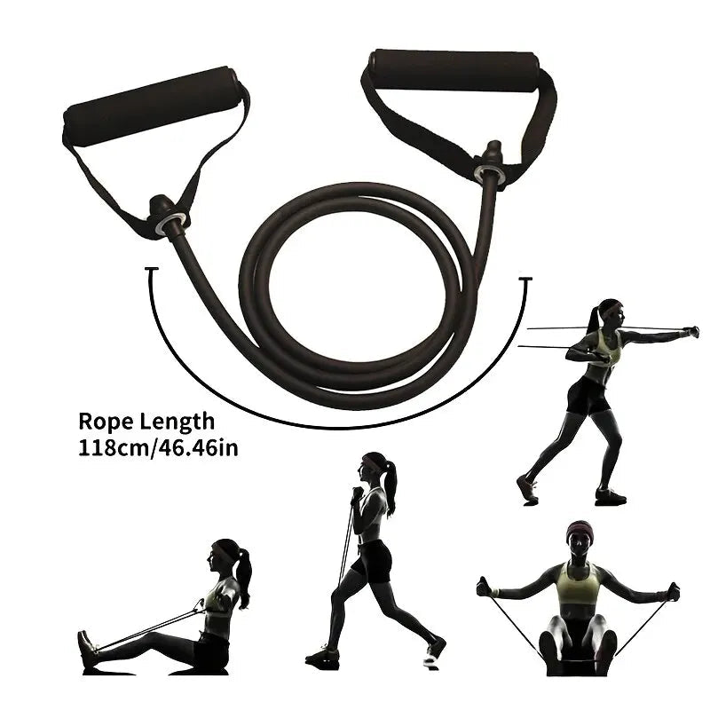 Resistance Bands With Handles, Exercise Bands, Workout Bands With Handles For Men Women, Strength Training Equipment At Home - flohmarkt-deutschland.shop