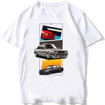 Retro Germany EUDM - E34 M5 Tshirts Summer Men Short Sleeve Old Legend E30 M3 Classic Car T-Shirt Boy Casual Tops Man White Tees - flohmarkt-deutschland.shop