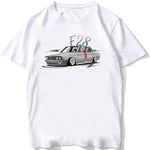 Retro Germany EUDM - E34 M5 Tshirts Summer Men Short Sleeve Old Legend E30 M3 Classic Car T-Shirt Boy Casual Tops Man White Tees - flohmarkt-deutschland.shop