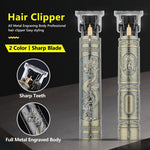 Retro T9 Original Haircutting Machine Set Jackets Trimmer Men's Electric Shaver Male Lence Pro Barber Shaver for Sensitive Areas - flohmarkt-deutschland.shop
