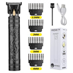 Retro T9 Original Haircutting Machine Set Jackets Trimmer Men's Electric Shaver Male Lence Pro Barber Shaver for Sensitive Areas - flohmarkt-deutschland.shop