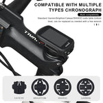 RIDERACE Bicycle Computer Holder For Garmin GPS Speedometer Aluminum Alloy MTB Bike Stopwatch Stem Top Cap Mount Bracket Support - flohmarkt-deutschland.shop