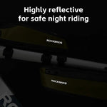ROCKBROS Bicycle Bag Portable Cycling Top Bottom Tube Bag MTB Road Phone Tool Bag Reflective Ultralight Bicycle Pannier Pocket - flohmarkt-deutschland.shop