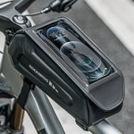 ROCKBROS Bike Bag 1.7L Phone Bag Waterproof Front Frame Cycling Bag Touch Screen Case Holder Hard Shell Bike Bag Mtb Accessories - flohmarkt-deutschland.shop