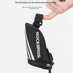ROCKBROS Riding Bag Portable Reflective Saddle Bag Tail Seatpost Nylon Bicycle Bag MTB Road Bike Bag Panniers - flohmarkt-deutschland.shop