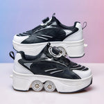 Roller Skates Kid 4 Wheels Sneakers Boy Outdoor Sport Shoes Children Boots Girl Skating Shoes Sneakers Sportschuhe Kinder - flohmarkt-deutschland.shop