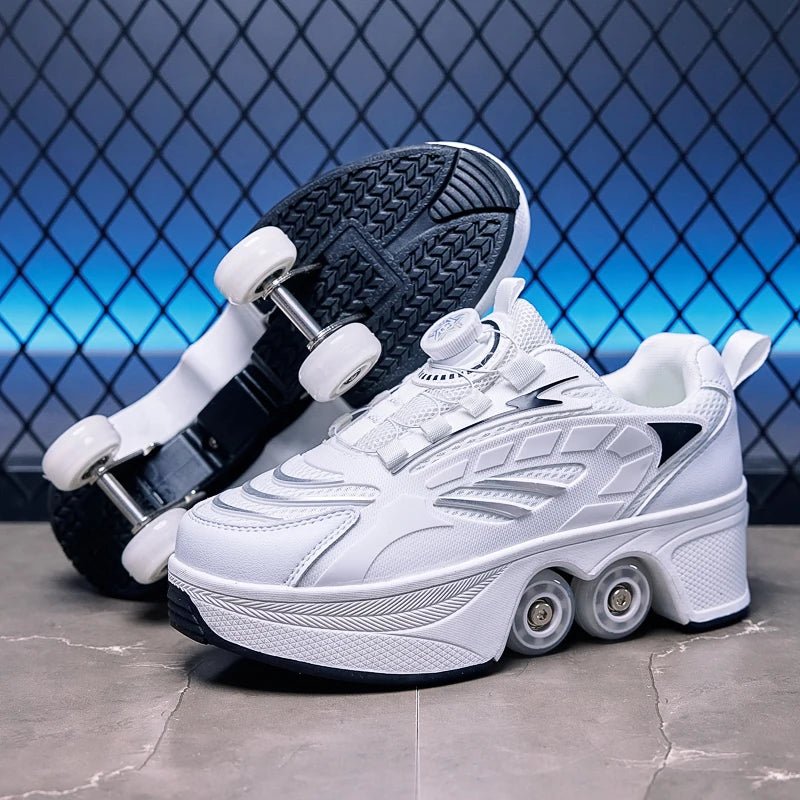Roller Skates Kid 4 Wheels Sneakers Boy Outdoor Sport Shoes Children Boots Girl Skating Shoes Sneakers Sportschuhe Kinder - flohmarkt-deutschland.shop
