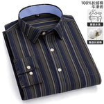 S-6XL Oxford-Hemden für Herren, langärmelig, reine Baumwolle, einfarbig, gestreift, Freizeit, bestickt, Pferd, Streetwear, Business, einfarbig, Büro, 6XL - flohmarkt-deutschland.shop