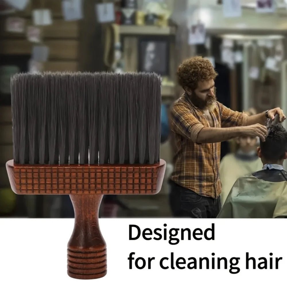 Salon-Haarreinigungsbürste – Naturholzgriff - flohmarkt-deutschland.shop