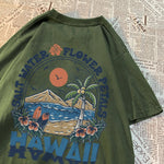 Salzwasser Blütenblätter Hawaii T-shirts Männer Frauen Casual Schweiß T Shirts Casual Baumwolle T Kleidung Hip Hop Oversize Tops Paar - flohmarkt-deutschland.shop