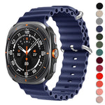 Samsung Galaxy Watch 7 Ultra 47 mm Sport Silikonarmband Correa Gürtel für Samsung Galaxy Watch Ultra Armband 47 mm - flohmarkt-deutschland.shop