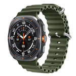 Samsung Galaxy Watch 7 Ultra 47 mm Sport Silikonarmband Correa Gürtel für Samsung Galaxy Watch Ultra Armband 47 mm - flohmarkt-deutschland.shop