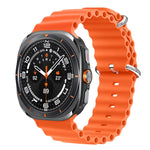 Samsung Galaxy Watch 7 Ultra 47 mm Sport Silikonarmband Correa Gürtel für Samsung Galaxy Watch Ultra Armband 47 mm - flohmarkt-deutschland.shop