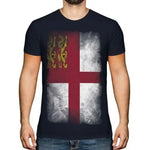 Sark Verblaßte Flagge Herren T-Shirt Fußball Geschenk Kleidung Jersey - flohmarkt-deutschland.shop