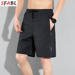 Schnell trocknende Shorts Männer Board Kurze Hosen Sommer Atmungsaktive Sport-Shorts Männer Casual Elastische Lauf Gym Fitness männer Shorts - flohmarkt-deutschland.shop