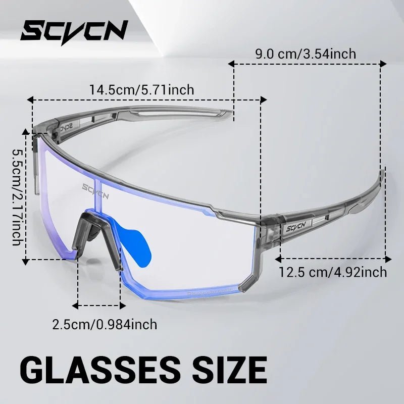 SCVCN Photochromic Sunglasses Outdoor Sports Bike Cycling Glasses Man MTB Climbing Glasses Women Driving Bicycle Eyewear New - flohmarkt-deutschland.shop