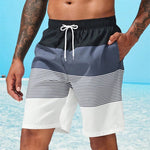 Sea Beach Casual Classic Stripe Beach Shorts For Men Loose Breathable Quick Dry Sport Board Short Summer Fashion New Short Pant - flohmarkt-deutschland.shop