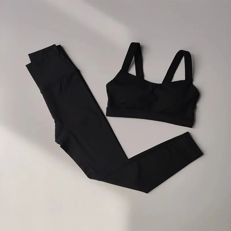 Seamless Yoga Set for Women, Workout Sportswear, Gym Clothing, Fitness, Push Up Bra, High Waist Leggings, 2Pcs Sports Suits - flohmarkt-deutschland.shop