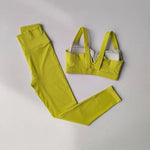 Seamless Yoga Set for Women, Workout Sportswear, Gym Clothing, Fitness, Push Up Bra, High Waist Leggings, 2Pcs Sports Suits - flohmarkt-deutschland.shop