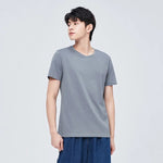Semir Summer Cotton T Shirts Men 2025 Simple O Neck Stretch Solid New Tops Clothing Casual Tshirt Man Streetwear Cool Tee Shirts - flohmarkt-deutschland.shop