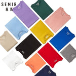 Semir Summer Cotton T Shirts Men 2025 Simple O Neck Stretch Solid New Tops Clothing Casual Tshirt Man Streetwear Cool Tee Shirts - flohmarkt-deutschland.shop