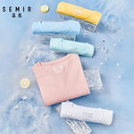 Semir Summer Cotton T Shirts Men 2025 Simple O Neck Stretch Solid New Tops Clothing Casual Tshirt Man Streetwear Cool Tee Shirts - flohmarkt-deutschland.shop