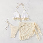 Sexy Beige Mesh Swimsuit Cover Ups String Micro Thong Bikini Women Swimwear 2026 Beach Wear Triangle Bikinis Set 3 Pieces Damen - flohmarkt-deutschland.shop