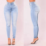 Sexy Jeans Women Denim Skinny Pants High Waist Stretch Lady Jeans Push Up Leggings Slim Pockets Button Pencil Jeans Women Pants - flohmarkt-deutschland.shop