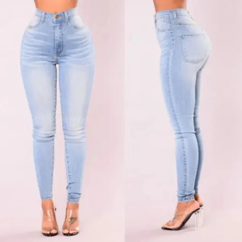 Sexy Jeans Women Denim Skinny Pants High Waist Stretch Lady Jeans Push Up Leggings Slim Pockets Button Pencil Jeans Women Pants - flohmarkt-deutschland.shop
