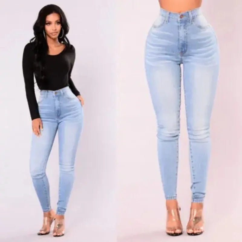 Sexy Jeans Women Denim Skinny Pants High Waist Stretch Lady Jeans Push Up Leggings Slim Pockets Button Pencil Jeans Women Pants - flohmarkt-deutschland.shop