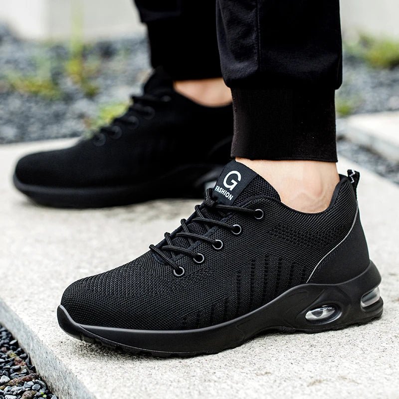 Sicherheitsschuhe Unisex – Stahlkappe, Durchstichfest, Atmungsaktiv, Arbeits- & Sportschuhe - flohmarkt-deutschland.shop