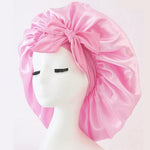 SilkDream Satin Schlafbonnet Verstellbares Bindeband - Schutz Der Haare Beim Schlafen Für Damen Und Herren - flohmarkt-deutschland.shop
