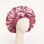 SilkDream Satin Schlafbonnet Verstellbares Bindeband - Schutz Der Haare Beim Schlafen Für Damen Und Herren - flohmarkt-deutschland.shop