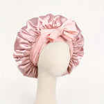 SilkDream Satin Schlafbonnet Verstellbares Bindeband - Schutz Der Haare Beim Schlafen Für Damen Und Herren - flohmarkt-deutschland.shop