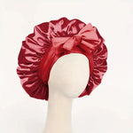 SilkDream Satin Schlafbonnet Verstellbares Bindeband - Schutz Der Haare Beim Schlafen Für Damen Und Herren - flohmarkt-deutschland.shop