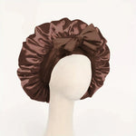 SilkDream Satin Schlafbonnet Verstellbares Bindeband - Schutz Der Haare Beim Schlafen Für Damen Und Herren - flohmarkt-deutschland.shop
