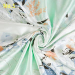 SilkLux Seide Bettwäsche Set Gedruckt In Vielfältigen Farben - Antimikrobielle Und Geruchskontrolle - flohmarkt-deutschland.shop
