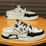Slipper Herren Schuhe Sommer Dicke Sohle Atmungsaktive Bequeme Halbe Hausschuhe Outdoor Jugend Skateboard Schuhe Casual Sneakers für Männer - flohmarkt-deutschland.shop