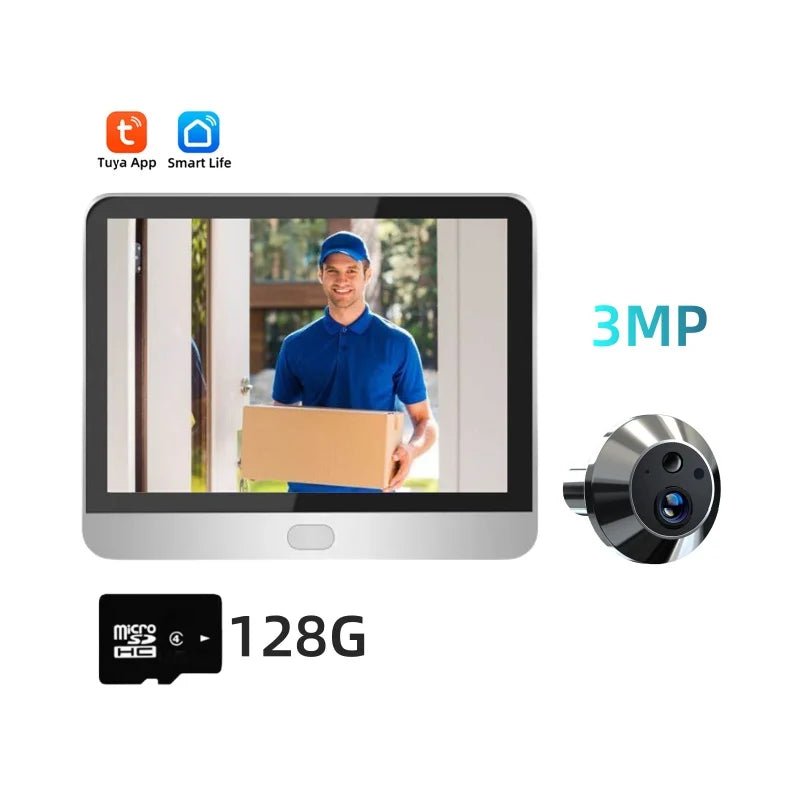 Smart Türkamera 3MP WiFi mit Bewegungserkennung - flohmarkt-deutschland.shop
