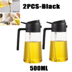 SmartChef 2in1 500ml Plastik Küchen Öl Sprayer - Vielseitiger Ölspender Und Injektor Für Grillen Backen - flohmarkt-deutschland.shop