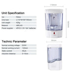 SmartClean Automatischer Seifenspender 700 ml Wandmontiert Batteriebetrieben - Schaum und Flüssigseife, 0-10 cm Reichweite - flohmarkt-deutschland.shop